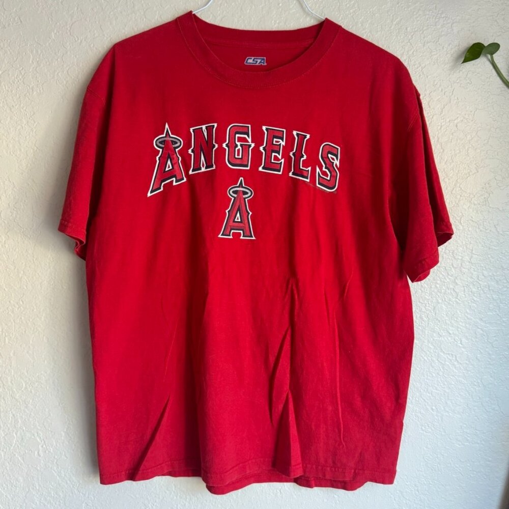 Los Angeles Angels Red Graphic T-Shirt | MLB | Men’s Large